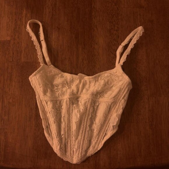 Urban Outfitters Women's White Corset - Picture 1 of 3